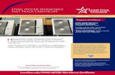 HVAC NCCER Workforce Fast Track Certificate€¦ · HVAC NCCER Workforce Fast Track Certificate H eating Ventilation and Air Conditioning (HVAC) systems manage the temperature, humidity,