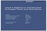Level 2 Diploma in Introduction to Supply Chain and Operationssfediawards.com/media/Level-2-Diploma-in-Introduction-to... · 2019. 2. 26. · Level 2 Diploma in Introduction to Supply