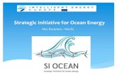 Strategic Inatiative for Ocean Energy · / Scenarios 2020 / 2030 / 2050 . Coordinator Partners ... focus on mature tech. SPAIN National & Basque energy strategy Strong regional ...