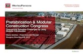 Prefabrication & Modular Construction Congress · A.Sanchez: Prefabrication & Modular Construction Congress, Shanghai - China 5% 6% 8% 10% 12% 23% 23% 25% 26% 015 - System(s) not