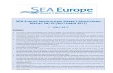 SEA EUROPE SHIPBUILDING MARKET ONITORING REPORT NO 43 … · 2017. 10. 16. · SEA EUROPE SHIPBUILDING MARKET MONITORING REPORT NO 43 (SEPTEMBER 2017) 1ST HALF 2017 SUMMARY: • In
