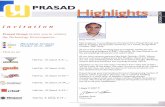 Prasad Group · Plastic Auxiliary Equipments industries, as a whole, brings forth October 2007 issue. All of us have been working hard and eagerly waiting for the forthcoming prestigious