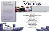 Regional What is VETiS VETiS - Echuca College · 2019. 11. 18. · industry event, caring for mares and foals and providing advice on equine products. Leads to: ... A pathway to employment