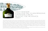 TAITTINGER - Perelada Chivite · The Comtes de Champagne Blanc de Blancs is composed exclusively of Chardonnay grown in the five villages of the Côte des Blancs, which are classified