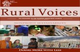 Rural Communities Rural Voices · the Johns Hopkins Listening Post Project examines how nonprofits have responded to the economic downturn. 7 Crafting a Path Toward Long-Term Viability