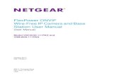 NETGEAR FlexPower ONVIF Wire-Free IP Camera and Base ... · The FlexPower camera and base station are designed for small and medium-sized businesses, security management, and facility