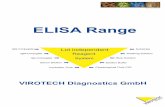 ELISA Range...For the regular check of your ELISA processor– simply test the control of the kit 96 times and calculate the CV to dermine accurate pipetting. A calculation programm