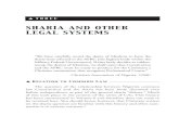 SHARIA AND OTHER LEGAL SYSTEMS · law Constitution and the sharia has been hotly discussed even before independence as part of the general sharia “debate.” Much of this took place
