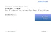 for Project Version Control Function€¦ · is referred to as “Sysmac Studio version control function” or “version control function”. Git™ An open source software used