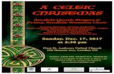 Amabile Celtic Christmas Poster€¦ · Celtic harpisc IKazbIeen Gabasan, David Laidlaw, percussion World Premier Commission by Canadian Composer (DicbaL Wiraszka Sunday, Dec, 17,