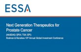 Next Generation Therapeutics for Prostate Cancer...•Increase in vitro and in vivopotency (≤1 µMIC 50potency) o Verify oral activity in vivo •Cleanoff-target profile •Improved
