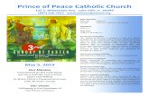 Prince of Peace atholic hurch · 5/5/2019  · Prince of Peace atholic hurch 135 S. Milwaukee Ave. Lake Villa, IL 60046 (847) 356-7915 May 5, 2019 Our Mission Empowered by the Holy
