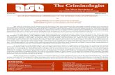 The Criminologist€¦ · Page 2 Vol. 39, #5, Sep/Oct 2014 The Criminologist The Official Newsletter of the American Society of Criminology THE CRIMINOLOGIST (ISSN 0164-0240) is published