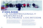 FINLAND â€“A SURPRISINGLY VERSATILE FILMING LOCATION €“-a... shoot against wintry backdrops: snowy forests