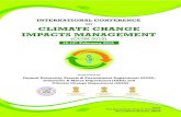 CLIMATE CHANGE IMPACTS MANAGEMENT 17... · 2019. 10. 18. · Incubators (TBI) by DST and Atal Innovation Centre (AIC) by NitiAyog, New Delhi which emphasizes the University’s commitment