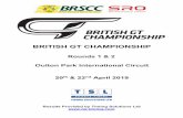 BRITISH GT CHAMPIONSHIP · 2019. 4. 22. · British GT Championship FREE PRACTICE 1 - CLASSIFICATION POS NO CL TEAM / DRIVERS CAR TIME ON LAPS GAP DIFF MPHPIC 1 6 GT3PA Ian LOGGIE