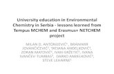 University education in Environmental Chemistry in Serbia ...€¦ · Presentation overview Content 1. Environmental Chemistry Education in Serbia 2. Tempus MCHEM and Erasmus+ NETCHEM