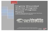 Virginia Wounded Warrior Program Annual Progress Report · 4/1/2012  · Martha Johnson Mead, Special Projects Coordinator ... about in the report. I’d like to thank Martha Mead