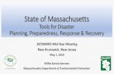 State of Massachusetts - ASTSWMOastswmo.org/files/Meetings/2019/MYM/Presentations/garcia.pdf · The Greater Springfield, MA Tornado June 1, 2011. Storm Riley & the String of Nor’easters