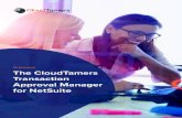 The CloudTamers Transaction Approval Manager for NetSuite · 2019. 10. 4. · CIO, Rebecca Eden, is a NetSuite Certified ERP Consultant with extensive accounting experience, and is
