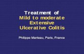 Treatment of Mild to moderate Extensive Ulcerative …...Active disease ECCO Statement: Extensive colitis Extensive ulcerative colitis of mild-moderate severity should initially be