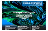 Volume 158 No. 46 2 December 2014 SOLICITORS · SOLICITORS JOURNAL Volume 158 No. 46 2 December 2014 Your voice in a changing legal world ... PERSONAL INJURY 18 P18-21 SJ 2nd Dec.indd