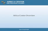 Africa Center Overview · Africa’s Security Landscape 2030 Continental and Regional Conflict Prevention Cross-cutting Themes Women, Peace, and Security Legitimacy, Accountability
