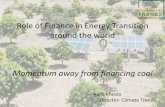 Role of Finance in Energy Transition around the world€¦ · This change in policy direction builds on a number of ... •TATA Power announces its ‘Strategic Intent 2025’ vision