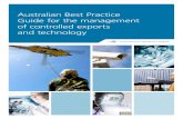Job: 13051 ecf best practice guide a4 double sided online ... · The Australian Customs and Border Protection Service (ACBPS) is responsible for the enforcement of export controls,
