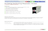 Isolating Switching Repeater TS 500 - GHM GROUP · GHM-Messtechnik GmbH • Standort Martens Kiebitzhörn 18 • D-22885 Barsbüttel / Germany (+49-(0)40-670 73-0 • Fax +49-(0)40-670