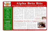Alpha Beta Bits - Delta Kappa Gammadeltakappagamma.org/NC-alphabeta/newsletters/Alpha...membership to be strategic and committed in promoting the seven Purposes of Delta Kappa Gamma