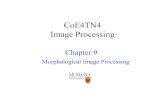 CoE4TN4 Image Processing - McMaster Universityshirani/ip12/chapter9.pdf · Chapter 9 Morphological Image Processing . 2 Image Morphology • Morphology: a branch of biology that deals