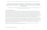 Operational implementation of a fully dynamic pulse width ... · ERAD 2016 -THE 9TH EUROPEAN CONFERENCE ON RADAR IN METEOROLOGY AND HYDROLOGY 4/13 Figure 2: SNR improvement (dB) of