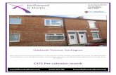 Oaklands Terrace, Darlington€¦ · Oaklands Terrace, Darlington Well presented Two bedroomed house in this popular location briefly comprising of; Lounge, breakfast kitchen with
