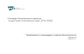 PCI Security Standards - Стандарт безопасности данных ... · 2019. 11. 6. · см. "PCI Data Security Standard Summary of Changes from PCI DSS Version 1.1