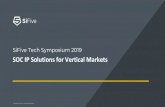 SOC IP Solutions for Vertical Markets · 1/8/2020  · SOC IP Solutions for Vertical Markets SiFive Tech Symposium 2019 . 2 COPYRIGHT 2019 SIFIVE. ALL RIGHTS RESERVED. “IP” is
