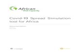 Covid-19 Spread Simulation tool for Africa · The tool is designed to enable a user to simulate different Covid-19 spread scenarios for each african country, over 300 days, based