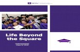 Life Beyond the Square Life Be… · Life Beyond the Square: Undergraduate Class of 2018 4 Introduction The Wasserman Center for Career Development has conducted the annual Life Beyond