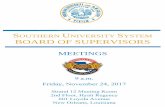 SOUTHERN UNIVERSITY SYSTEM BOARD OF SUPERVISORS · P.O. Box 95 71 . RPhone: EC(225) E771-5384 IVED. NOV . O 9 2017. O ce of . the E_xecutive . ... an International Honor Society in