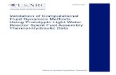 NUREG-2208, 'Validation of Computational Fluid Dynamics ... · The fuel assembly experimental data from these studies provided reliable information for various ... The research summarized