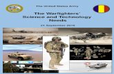 The Warfighters’ Science and Technology Needs · 2020. 1. 3. · The future operational environment (OE) will be complex, dynamic, and shaped by the convergence of myriad global