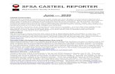 SFSA CASTEEL REPORTER · 2020. 6. 22. · We are hosting a virtual event for this year’s Cast in Steel Bowie Knife competition in mid-July. The ... for the scholarships, interns