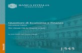 uestioni di Economia e Finanza€¦ · Questioni di Economia e Finanza (Occasional Papers) The series Occasional Papers presents studies and documents on issues pertaining to the