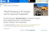 PRo3D Rendering & 3D Analysis tool for instrument cooperation · PRo3D Features II 7 • handling of multiple textures and maps (DEM by-products) for 3D geometry complementation •