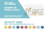 DESIGNING FOR PHYSICAL ACTIVITY€¦ · DESIGNING FOR PHSICAL ACTIVIT - ACTIVIT HUBS SOCIAL, TOILET, CHANGING AND STORAGE FACILITIES ACTIVITY HUBS DESIGNING FOR PHYSICAL ACTIVITY