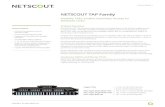 NETSCOUT TAP Family€¦ · The 8-link copper TAP supports tapping of 8 full-duplex copper links in a single RU without the need for a rackmount kit. The HD Fiber TAP chassis supports