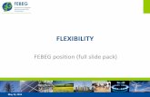 FLEXIBILITY - Usef Energy · 5/12/2014  · FEBEG position (full slide pack) May 12, 2014 1 . MEMBERS May 12, 2014 2 . GROWING NEED FOR FLEXIBILITY May 12, 2014 3 Controlled by BRP