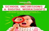 SCHOOL INCURSIONS & DIGITAL WORKSHOPS - Melbourne€¦ · Bringing the magic and creativity of ... Melbourne City, SEA LIFE and aquariums, food, dinosaurs, and animals. Sign up to