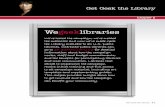Wegeeklibraries - OCLCGeek the Library: A Community Awareness Campaign Get Geek the Library 5-1 Wegeeklibraries We’ve tested the campaign, we’ve created the materials and now we’ve