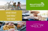 ANNUAL REPORT 2017 - Summit Credit Union · 2017 $2,500 WINNERS 2017 $10,000 WINNER Project Money is an award-winning financial education program Awarded the Governor’s Financial
